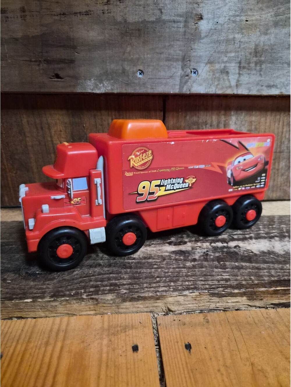 Rare Disney Pixar Cars Shake N Go Mac Truck No Lightning Mcqueen Works
